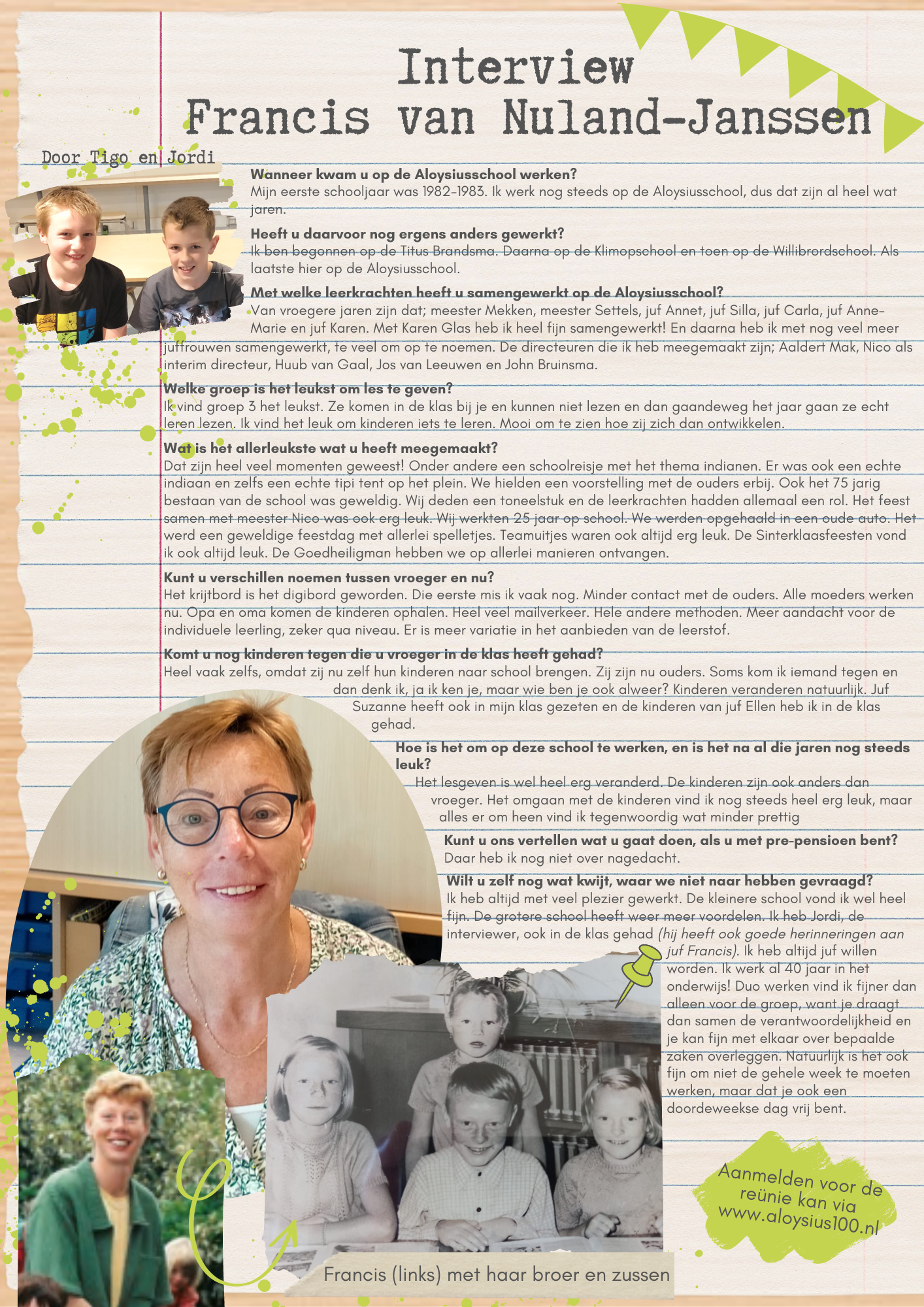 Interview met Francis van Nuland-Janssen